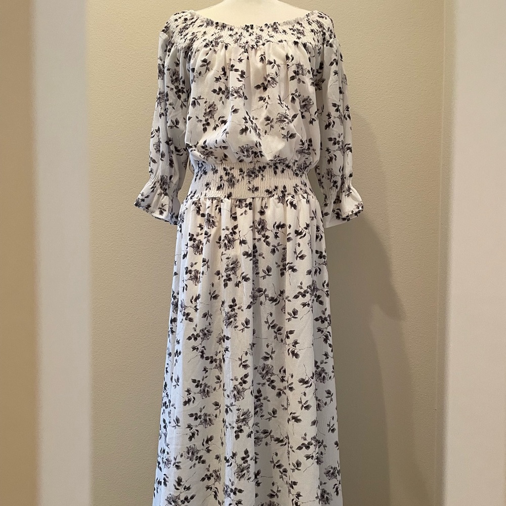 Floral maxi dress